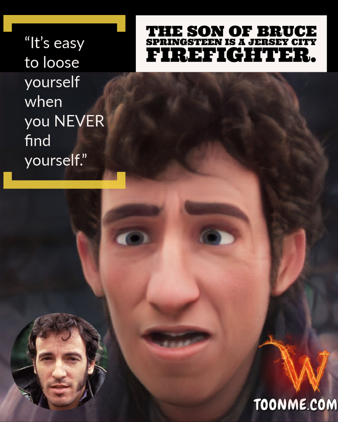 sam springsteen is now a firefighter