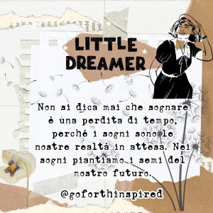 citazione per la piccola sognatrice